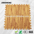 Interlocking grain pattern EVA foam mat, home use decorative non-toxic mat